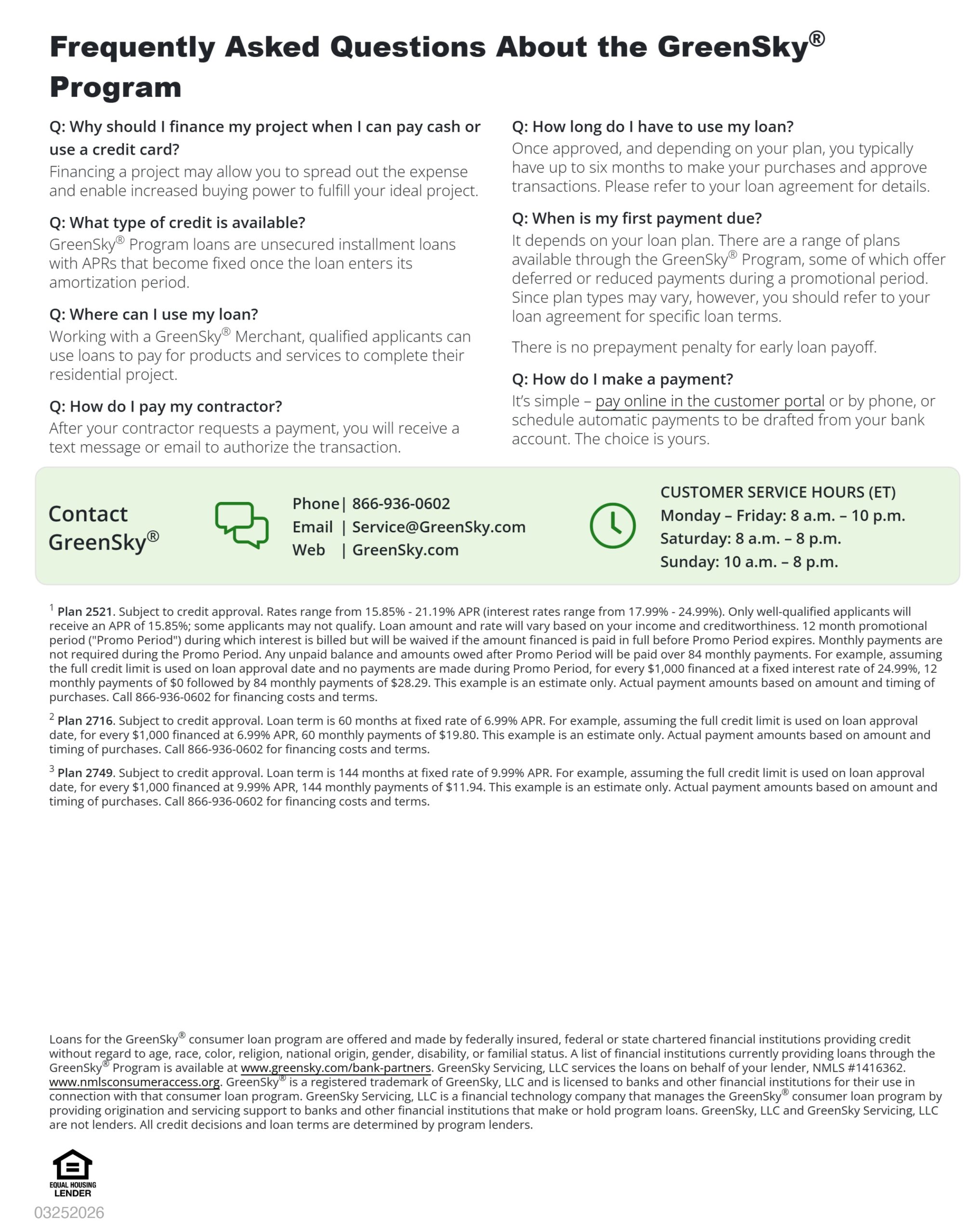 Zepher Financing Flyer 2